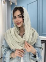 شال نخی کنفی سنگشور وارداتی کد 1085 - Image 13