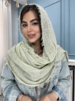 شال نخی کنفی سنگشور وارداتی کد 1085 - Image 7