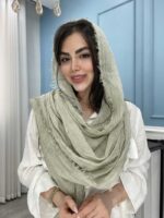 شال نخی کنفی سنگشور وارداتی کد 1085 - Image 6
