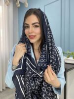 شال ابریشم وارداتی کد2013(2رنگ متفاوت)