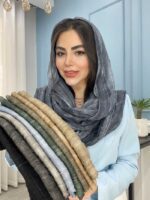 شال نخ ابریشم سنگشور وارداتی کد 2021