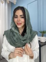 شال نخ ابریشم سنگشور وارداتی کد 2021 - Image 7