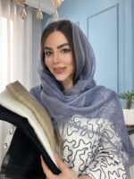 شال نخ حریر ابریشم ارگانزا وارداتی کد 2026