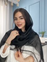 شال نخ حریر ابریشم ارگانزا وارداتی کد 2026 - Image 4