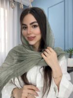 شال نخ حریر ابریشم ارگانزا وارداتی کد 2028 - Image 6