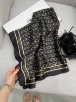 شال ابریشم ck وارداتی کد 1073 - Image 6
