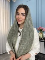 شال نخ حریر ارگانزا دولایه کد2061 - Image 17