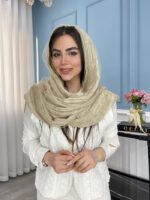 شال نخ حریر ارگانزا دولایه کد2061 - Image 7