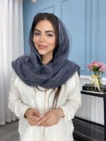 شال نخ حریر ارگانزا دولایه کد2061 - Image 10