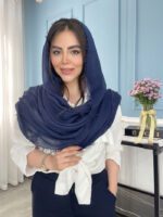 شال نخ پنبه کد2062(2رنگ)