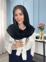 شال نخ پنبه کد2062(2رنگ) - Image 2