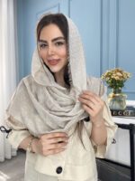 شال کشمیر ژاکارد کد2070 - Image 4