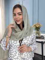 شال حریر کریستال کد2069 - Image 8