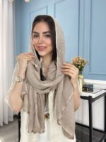 شال کنفی حصیری کد2073(12رنگ) - Image 2