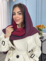 شال پلیسه دورو کد2085(4رنگ)