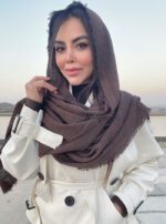 شال نخی حصیری پاییزه کد2099 - Image 5