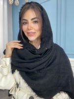 شال نخی پاییزه پولکدارکد3011