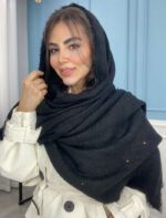 شال نخی پاییزه پولکدارکد3011 - Image 2