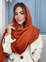 شال نخی پاییزه پولکدارکد3011 - Image 3