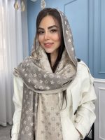 شال کشمیر ژاکاردکد3018(2رنگ) - Image 2