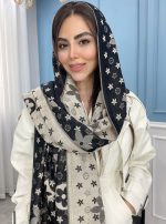 شال کشمیر ژاکاردکد3018(2رنگ) - Image 3
