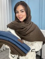 شال موهر ساده کد3023