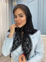 مینی اسکارف گیپور مخمل کد3025 - Image 3