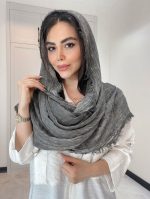 شال کنفی پولکدار کد3040 - Image 9