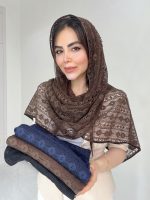 شال مزونی قلاب دوزی کد3043