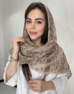 شال نخ حریر مخمل کد3044 - Image 10