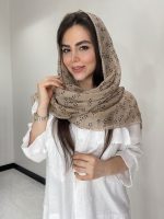 شال نخ حریر مخمل کد3044 - Image 5