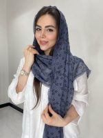 شال نخ حریر مخمل کد3044 - Image 9