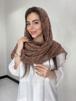شال نخ حریر مخمل کد3044 - Image 4