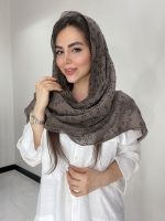 شال نخ حریر مخمل کد3044 - Image 3