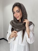 شال نخ حریر مخمل کد3044 - Image 12