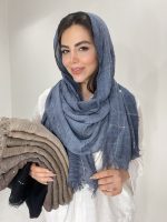 شال نخ فلورانس پولکی کد3045