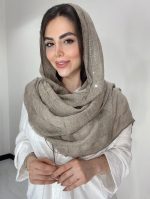 شال نخ فلورانس پولکی کد3045 - Image 9