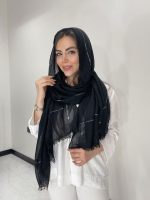 شال نخ فلورانس پولکی کد3045 - Image 3