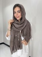 شال نخ فلورانس پولکی کد3045 - Image 2