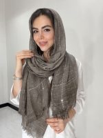 شال نخ فلورانس پولکی کد3045 - Image 4
