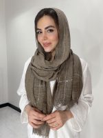 شال نخ فلورانس پولکی کد3045 - Image 5