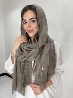 شال نخ فلورانس پولکی کد3045 - Image 7