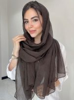 شال نخ حریر شیفون گوچی کد3047 - Image 7