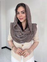 شال نخ حریر ابریشم سنگشور کد3048 - Image 12