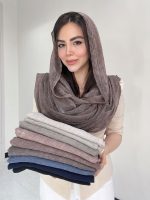 شال نخ حریر ابریشم سنگشور کد3048 - Image 13