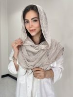 شال نخ حریر ابریشم سنگشور کد3048 - Image 6
