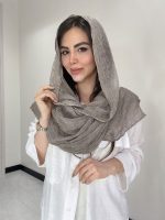 شال نخ حریر ابریشم سنگشور کد3048 - Image 7