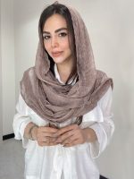 شال نخ حریر ابریشم سنگشور کد3048 - Image 8