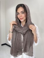 شال نخ حریر ابریشم سنگشور کد3048 - Image 11