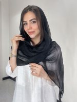 شال نخ حریر ابریشم سنگشور کد3048 - Image 4